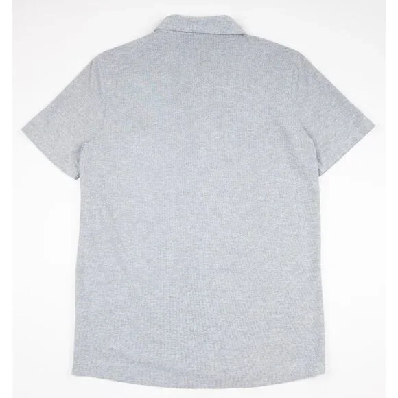 Vuori Gray Modern Casual Button Down Shirt - Picture 2 of 11